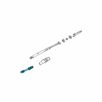 OEM 1997 Buick Park Avenue Intermediate Steering Shaft Assembly Diagram - 26044419