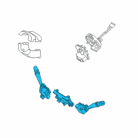 OEM 2012 Hyundai Veracruz Switch Assembly-Multifunction Diagram - 93400-3J211