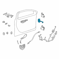 OEM Cadillac Door Check Diagram - 23236406