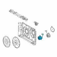 OEM 2012 Lexus HS250h Motor, Cooling Fan Diagram - 16363-28431