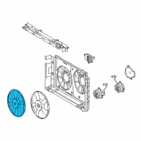 OEM 2011 Lexus HS250h Fan Diagram - 16361-28410