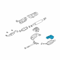 OEM Kia Optima Panel-Heat Protector Diagram - 287942G000