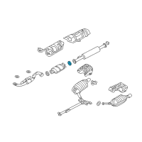 OEM Kia Sedona Gasket-Exhaust Pipe Diagram - 287513S000