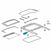 OEM 2018 Chevrolet Cruze Motor Diagram - 39060823