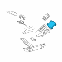 OEM 1997 GMC Savana 3500 Bracket Asm-Engine Mount Diagram - 15054180