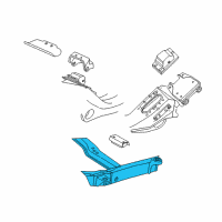 OEM 1996 Chevrolet P30 CROSSMEMBER, Transmission Mounting Diagram - 15733020