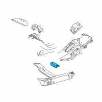 OEM Chevrolet P30 Transmission Mount Diagram - 22179376