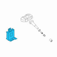 OEM 2019 Kia Sorento Tire Pressure Monitoring Sensor Module Assembly Diagram - 95800C6600