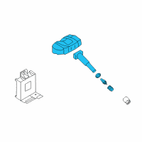 OEM 2016 Hyundai Genesis Valve Tpms Sensor Assembly Diagram - 52933-3N100