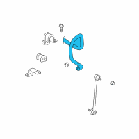 OEM 2014 Toyota Venza Stabilizer Bar Diagram - 48811-0T011