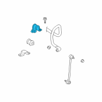 OEM 2015 Toyota Venza Stabilizer Bar Upper Bracket Diagram - 48824-0T010