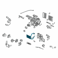 OEM Acura Core Sub-Assembly, Heater Diagram - 79115-SJA-A01