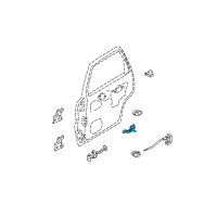 OEM Mercury Door Handle Diagram - 8L8Z-7822404-BBPTM