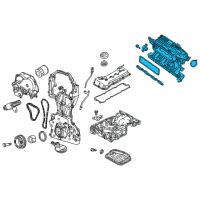 OEM Nissan Murano Manifold Assy-Intake Diagram - 14001-3KY0C