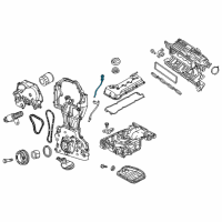 OEM Infiniti QX60 Oil Level Gauge Diagram - 11140-3KY0A