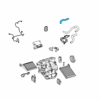 OEM 2012 Lexus HS250h Hose, Water Diagram - 87245-75030