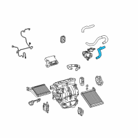 OEM 2010 Lexus HS250h Hose, Water Diagram - 87245-75010