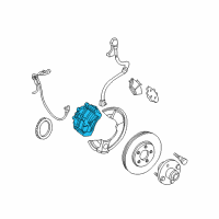 OEM 2002 Ford Taurus Caliper Diagram - 2F1Z-2B120-AA