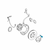 OEM 2004 Ford Taurus Wheel Stud Diagram - XF1Z-1107-BA