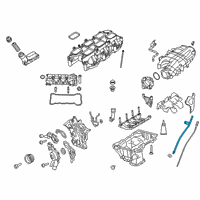 OEM Ram Tube-Engine Oil Indicator Diagram - 68271399AA