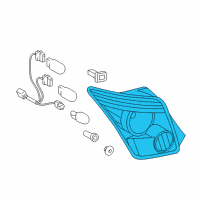 OEM Scion xA Lens & Housing Diagram - 81561-52570