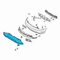 OEM 2011 Ford Mustang Lower Shield Diagram - BR3Z-17626-B