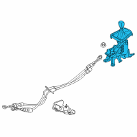 OEM 2013 Ford Fusion Shifter Assembly Diagram - DG9Z-7210-F