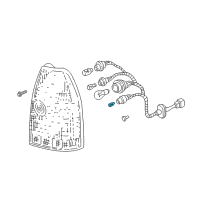 OEM 2005 Honda Accord Bulb, Wedge Base (12V 5W) Diagram - 34901-671-671