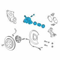 OEM 2017 Cadillac XT5 Caliper Diagram - 13511037