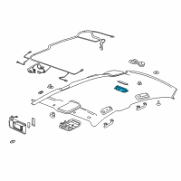 OEM 2018 Buick Regal Sportback Dome Lamp Diagram - 39114118