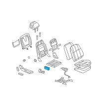 OEM 2012 Chevrolet Caprice Switch, Front Seat Adjuster Diagram - 92145921