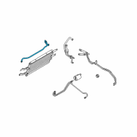 OEM 2014 Ford F-350 Super Duty Cooler Pipe Diagram - 9C3Z-7890-A