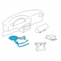 OEM 2003 Hyundai Accent Clock Spring Contact Assembly Diagram - 93490-25200