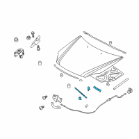 OEM 2010 Kia Optima Strip Assembly-Hood Seal Diagram - 864352G500