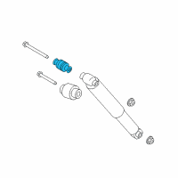 OEM Ford Front Insulator Diagram - BK2Z-18017-A