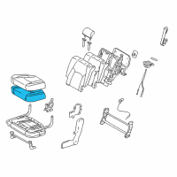 OEM 2007 Lexus RX400h Pad, Rear Seat Cushion, LH Diagram - 71612-48090