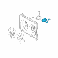 OEM Toyota Sienna Motor, Cooling Fan Diagram - 16363-20030