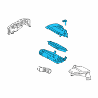 OEM 2017 Toyota Tacoma Air Cleaner Assembly Diagram - 17700-0C151