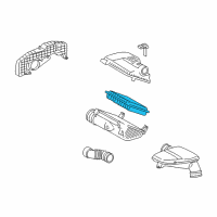 OEM 2017 Toyota Tacoma Filter Element Diagram - 17801-0C040