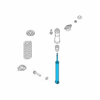OEM Hyundai Genesis Rear Shock Absorber Assembly Diagram - 55311-3M910