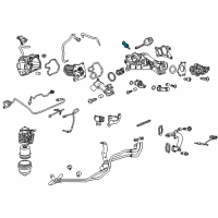 OEM Chevrolet Cruze Temperature Sensor Diagram - 55566146