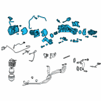 OEM Chevrolet Cooler Assembly Diagram - 12656014