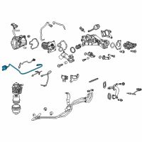 OEM 2015 Chevrolet Cruze Rear Nox Sensor Diagram - 12662659