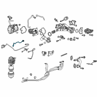 OEM 2014 Chevrolet Cruze Oxygen Sensor Diagram - 12644786