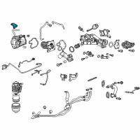 OEM 2014 Chevrolet Cruze EGR Solenoid Diagram - 55566051