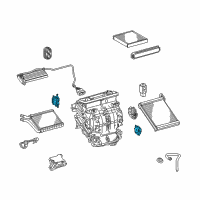 OEM 2017 Lexus CT200h Servo Sub-Assy, Damp Diagram - 87106-0R070