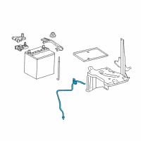 OEM 2016 Toyota Yaris Negative Cable Diagram - 82123-0DA20