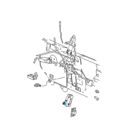 OEM 1999 Mercury Mountaineer Courtesy Switch Diagram - F5TZ-13713-AA