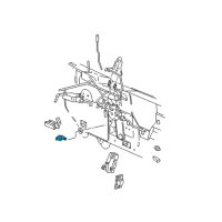 OEM Ford Lock Cylinder Diagram - F87Z-7843432-CB