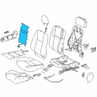 OEM Toyota RAV4 Seat Back Heater Diagram - 87510-0R050